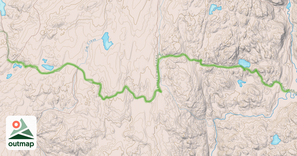 Map of Lowline Trail