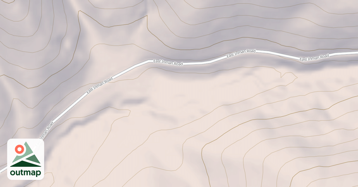 Map of INMAN TRAILHEAD