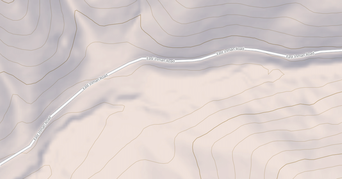 Map preview of INMAN TRAILHEAD