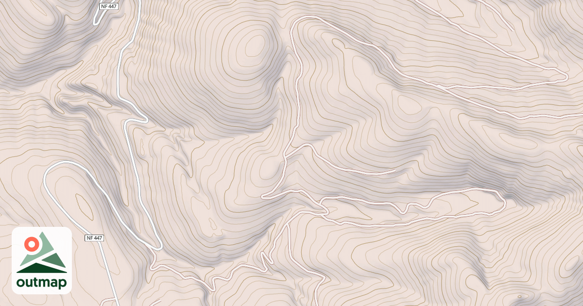 Map of EAST FORK BURNTLOG CREEK
