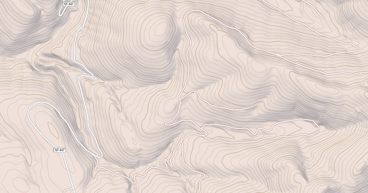 Map preview of EAST FORK BURNTLOG CREEK