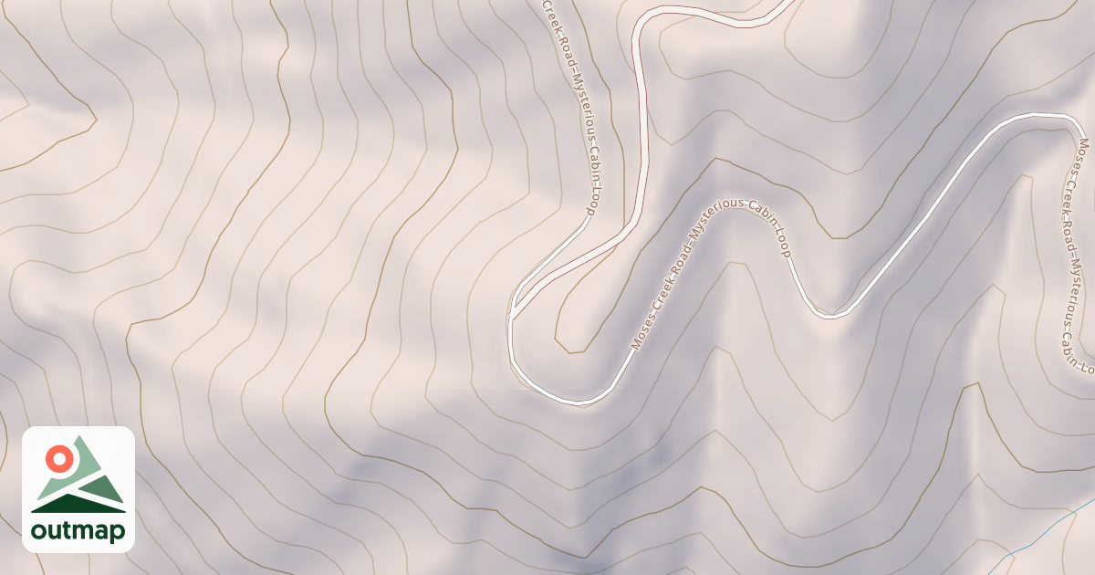 Map of OLD BALD RIDGE