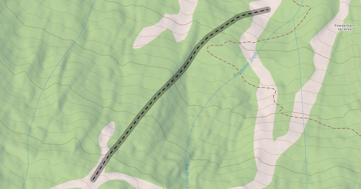 Map preview of Thunder Mountain Glade