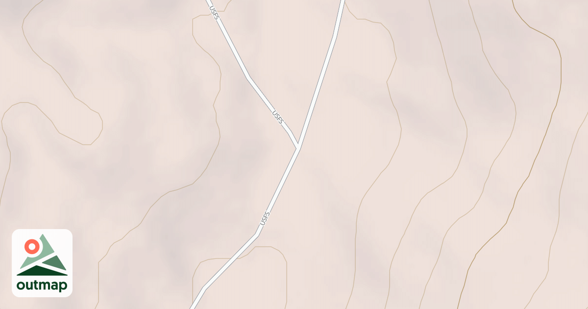 Map of Twin Lakes Road