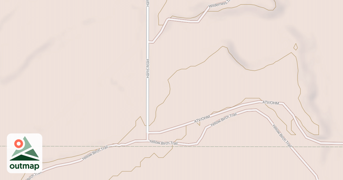 Map of Straight Arrows Trail