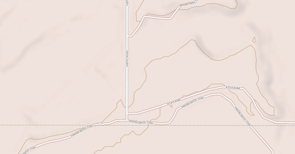 Map preview of Straight Arrows Trail