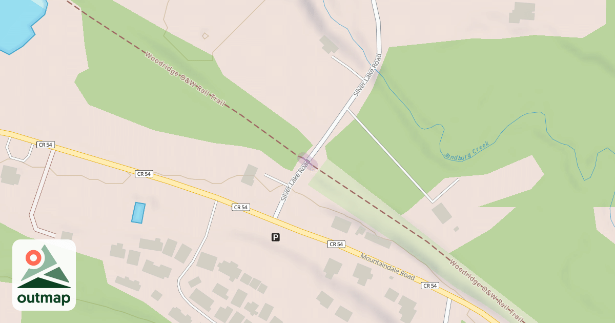 Map of Woodridge O&W Rail Trail