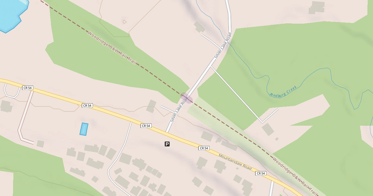 Map preview of Woodridge O&W Rail Trail