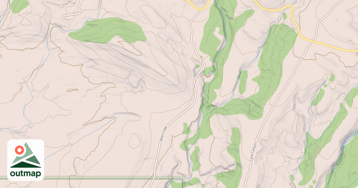 Map of BEAR CREEK