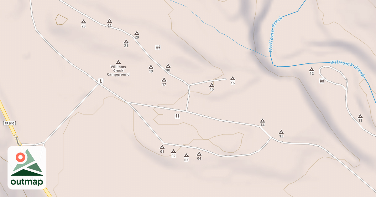 Map of WILLIAMS CK CG CONNECTOR