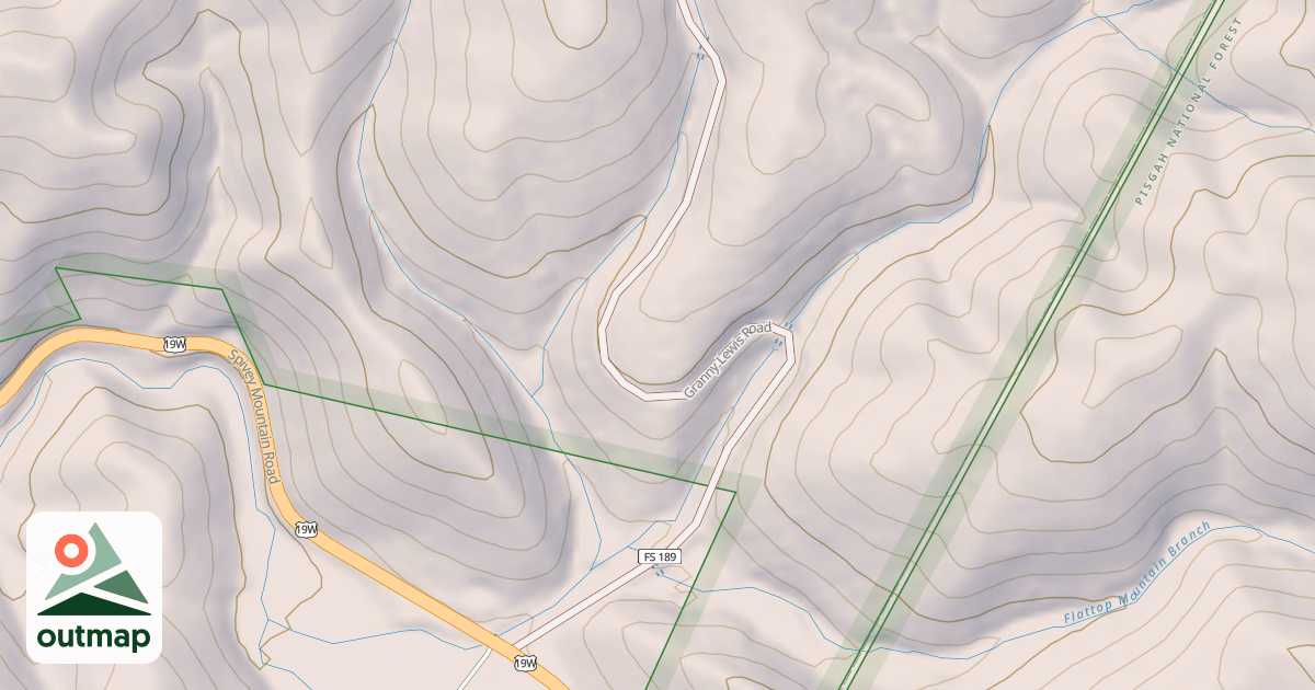 Map of GRANNY LEWIS