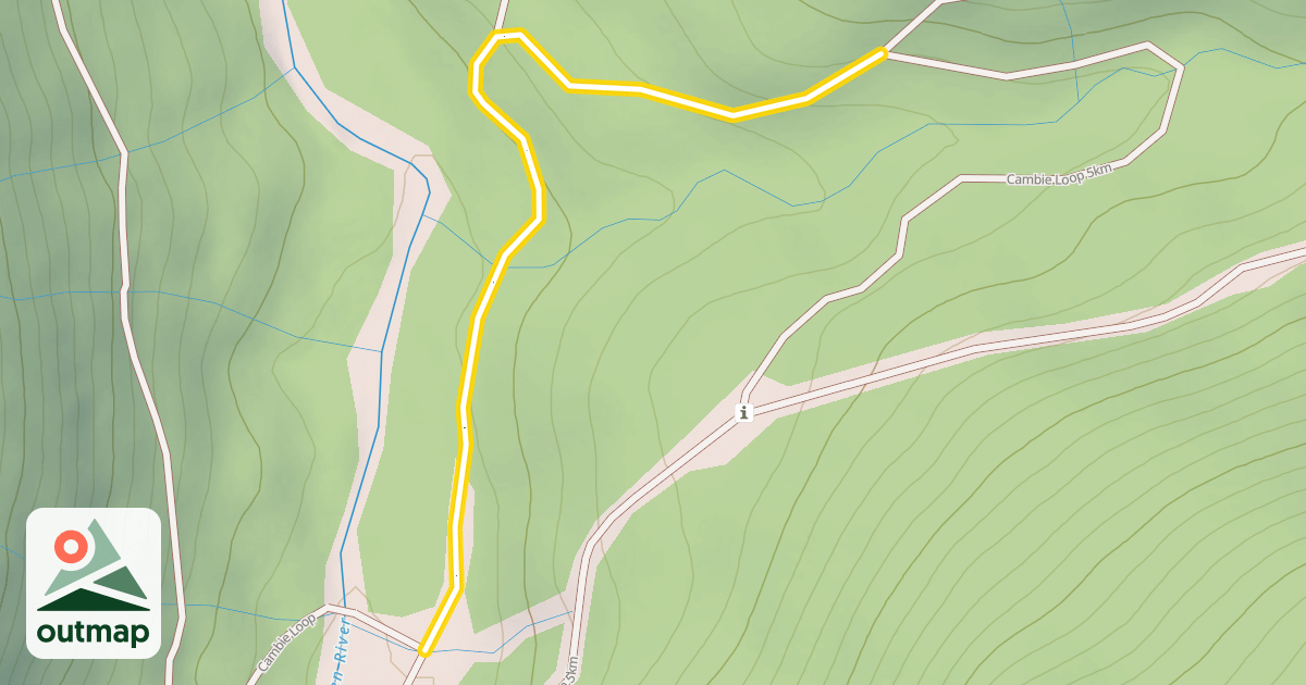 Map of Cambie Loop 5km