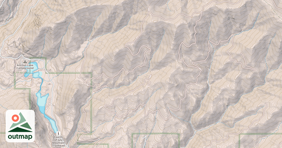 Map of JOHNSON CREEK ROAD