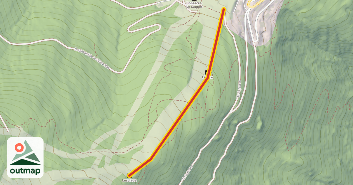 Map of Lusclade