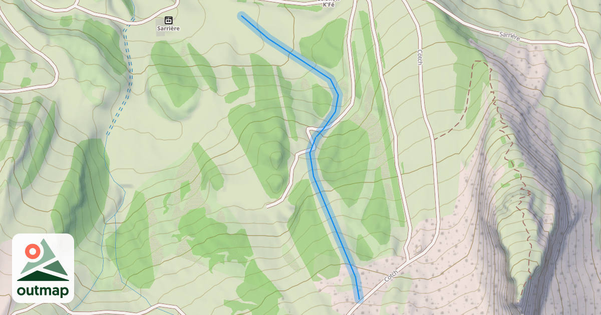 Map of Les Crétets