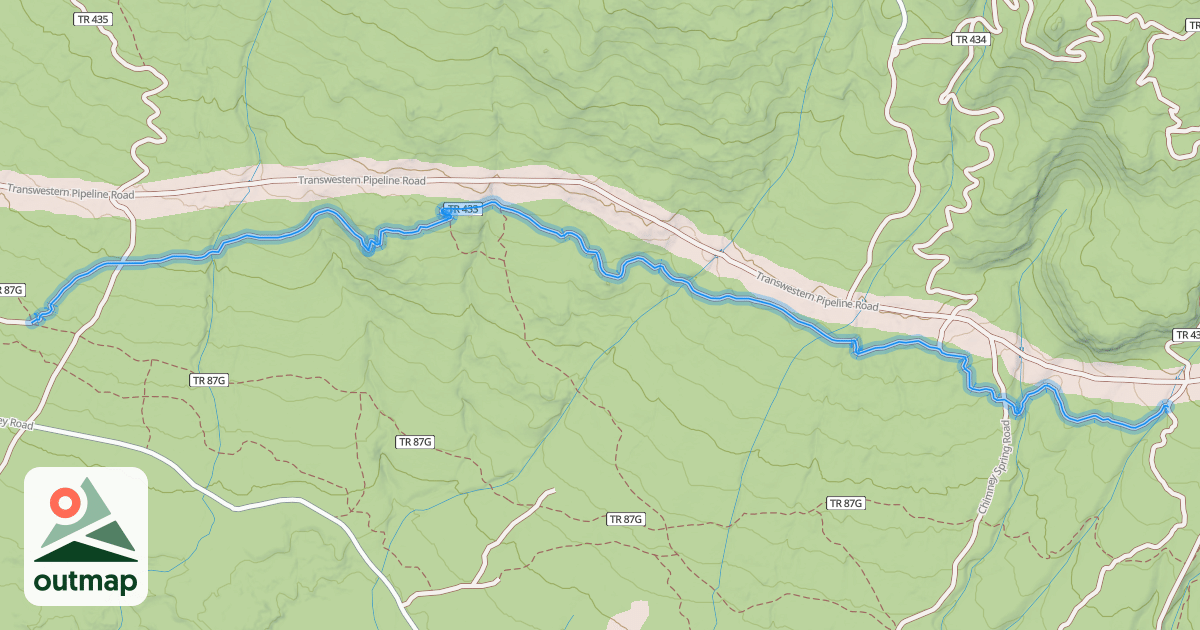 Map of Rocky Moto Trail
