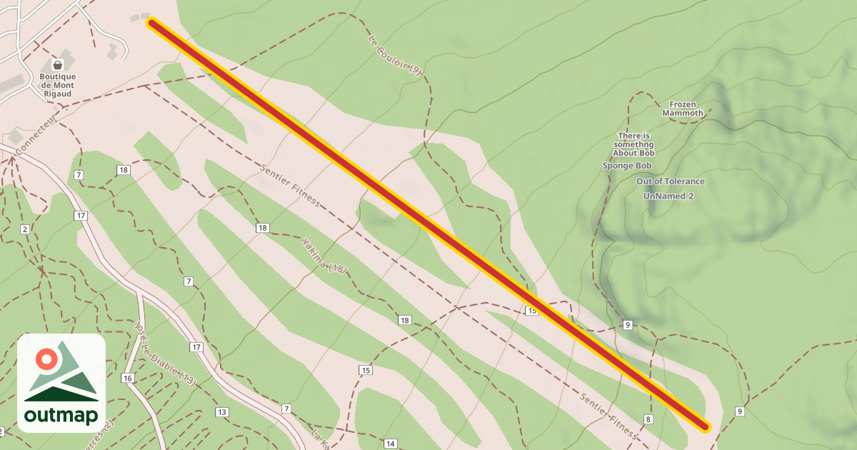 Map of 2 - Quadruple Poma Express