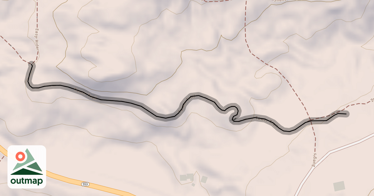 Map of Tower Trail