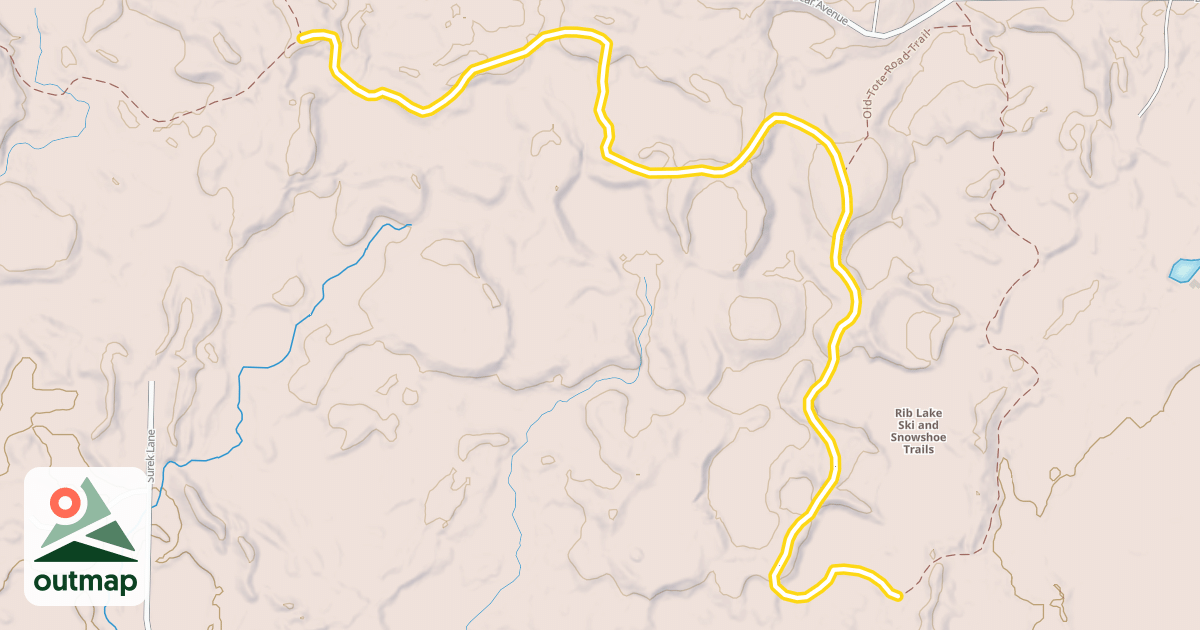 Map of Nordic Trail
