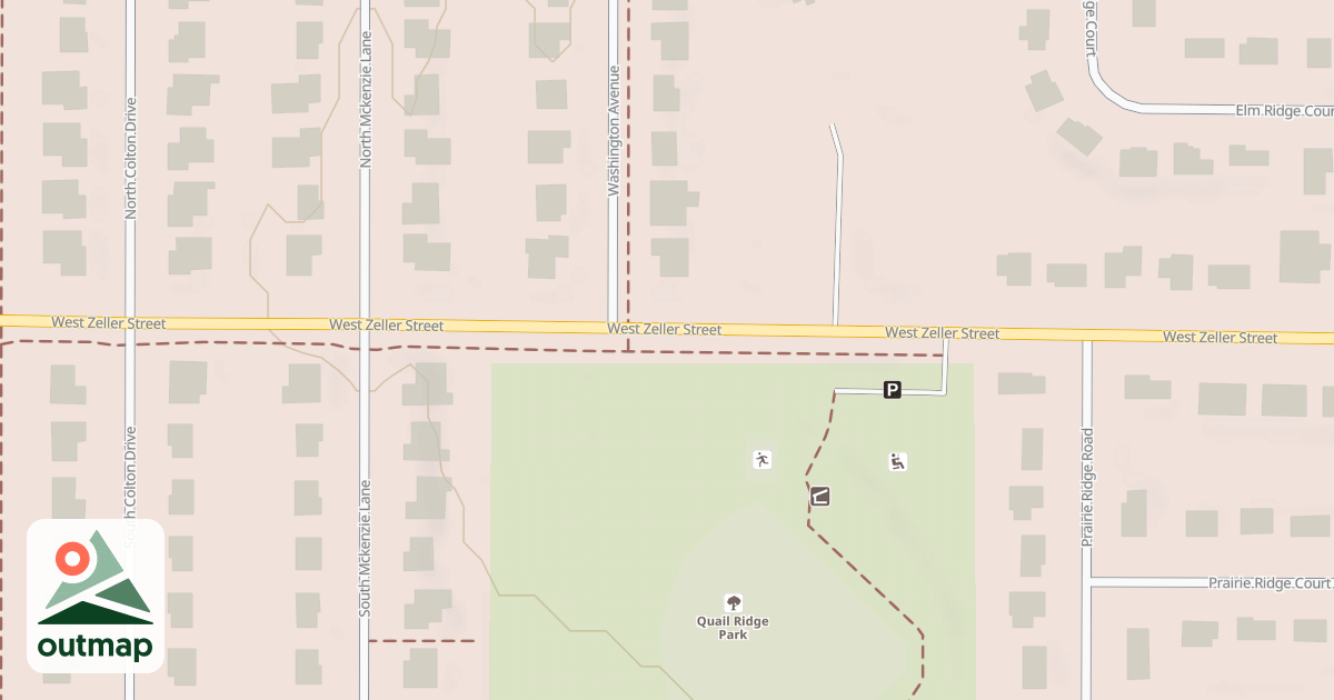 Map of Zeller St