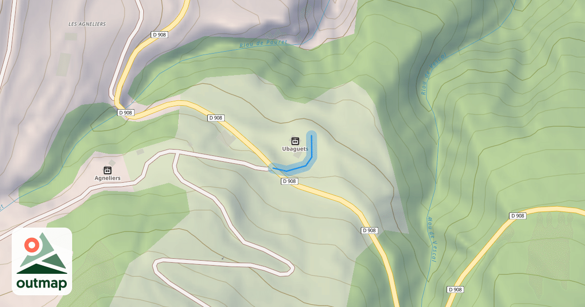 Map of Chemin des Agneliers