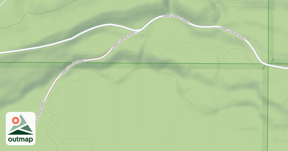 Map of LOWER GRANITE I
