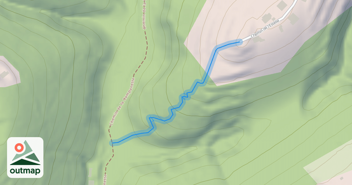 Map of Chemin de l'Estelle