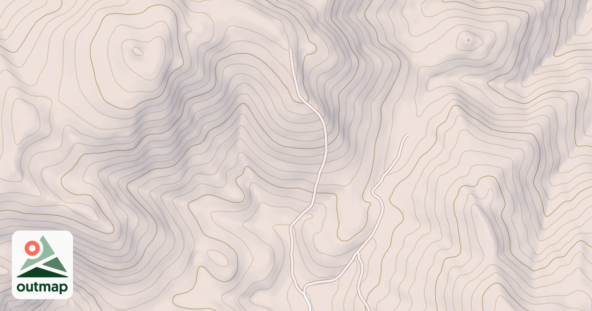 Map of SULPHUR PEAK