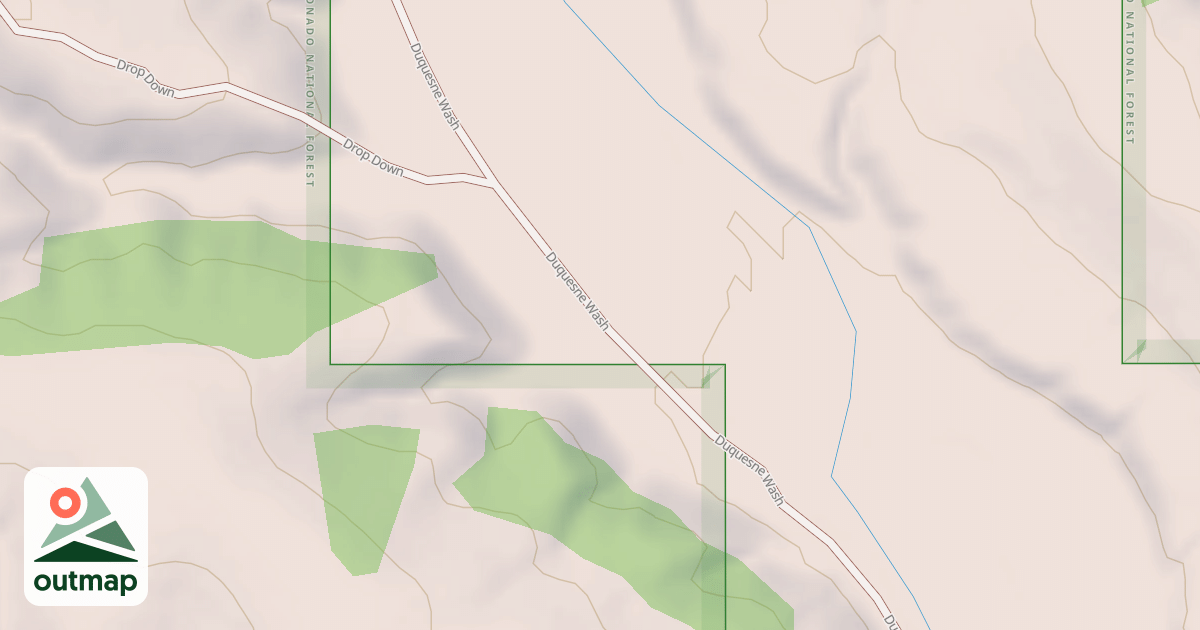 Map of DUQUESNE WASH