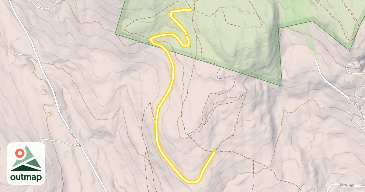 Map of Acer Loop Trail