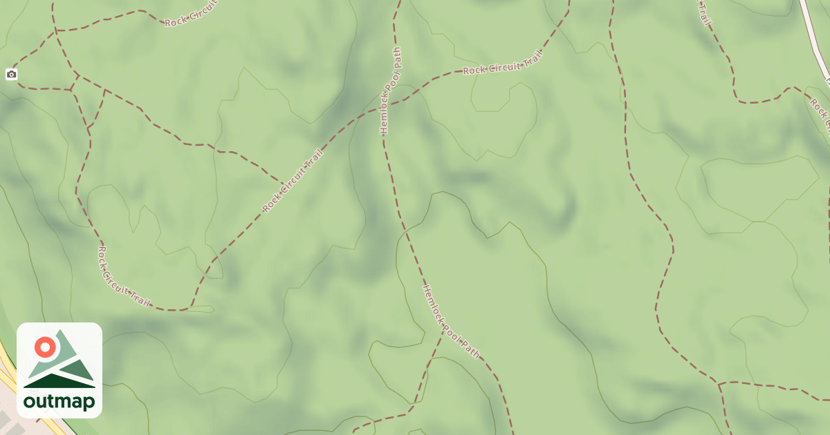 Map of Hemlock Pool Path