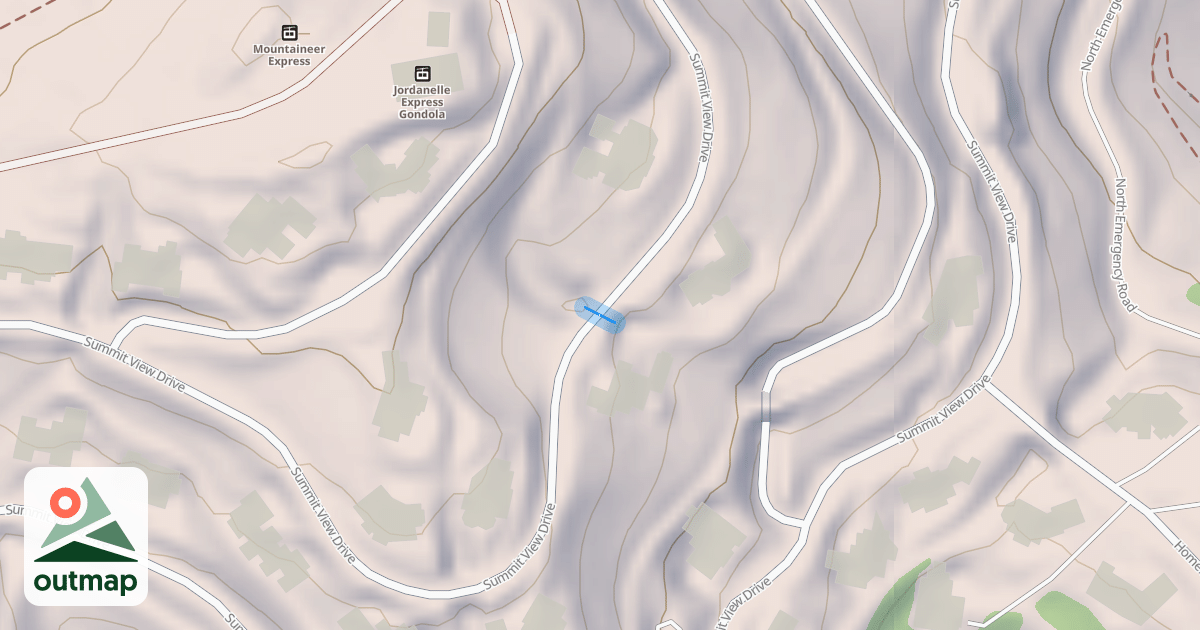 Map of Crest Ridge