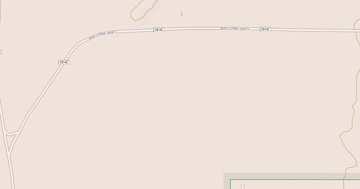 Map preview of BILLS CREEK SPUR C
