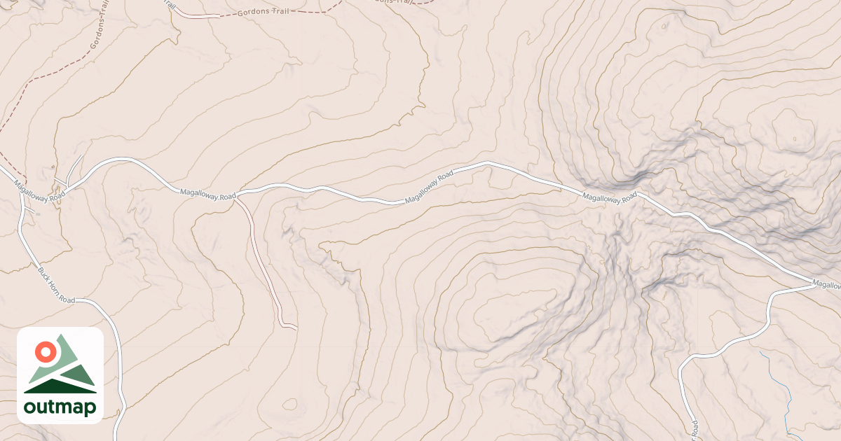 Map of Magalloway Rd
