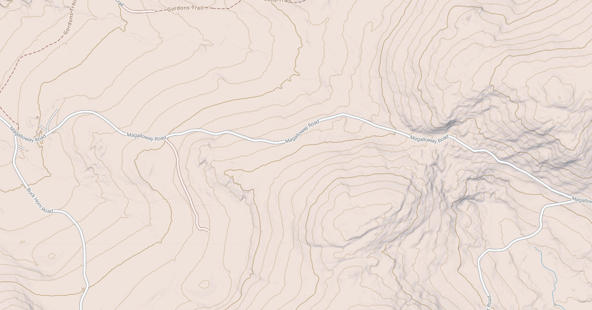 Map preview of Magalloway Rd