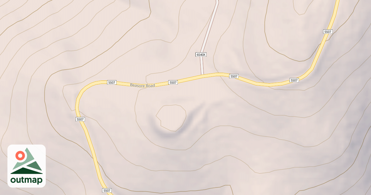 Map of BEASORE X SPUR