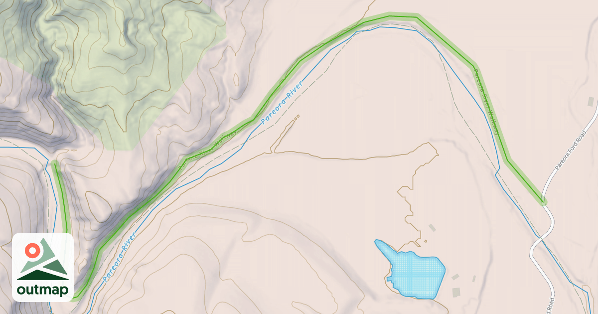 Map of Pareora River Walkway
