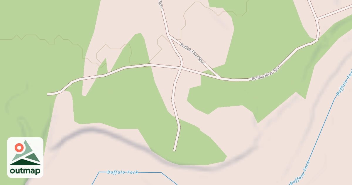 Map of DISPERSED CAMP SPUR