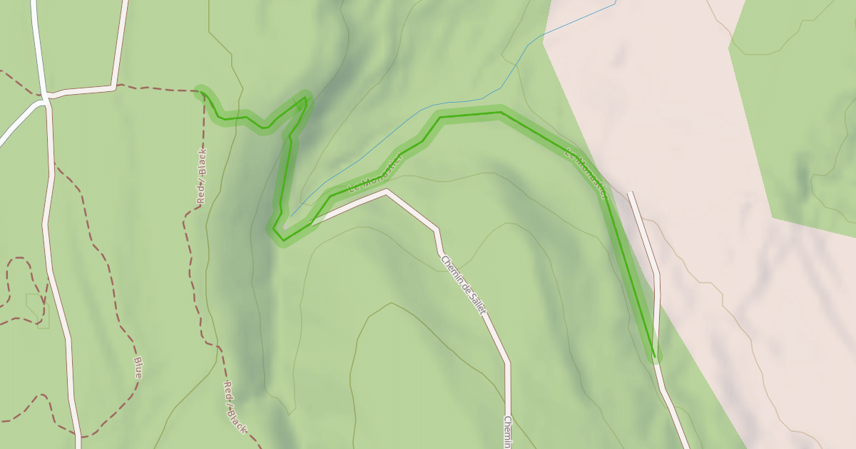 Map preview of Le Monastier