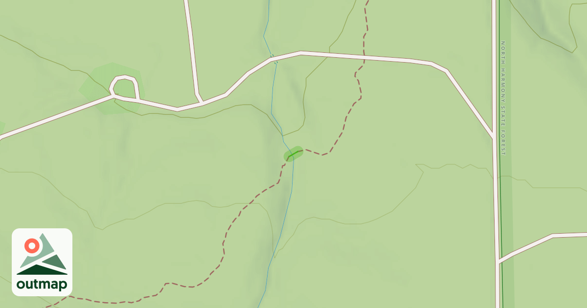 Map of Fred J. Cusimano Westside Overland Trail