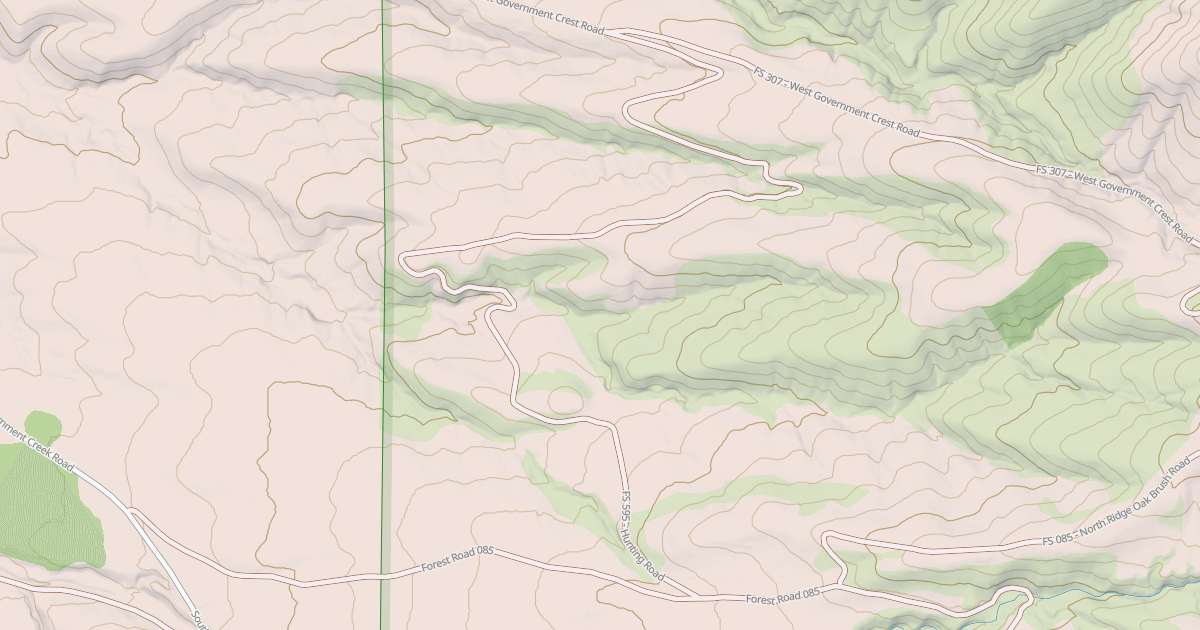 Map preview of WEST GOVT-WEST OAK