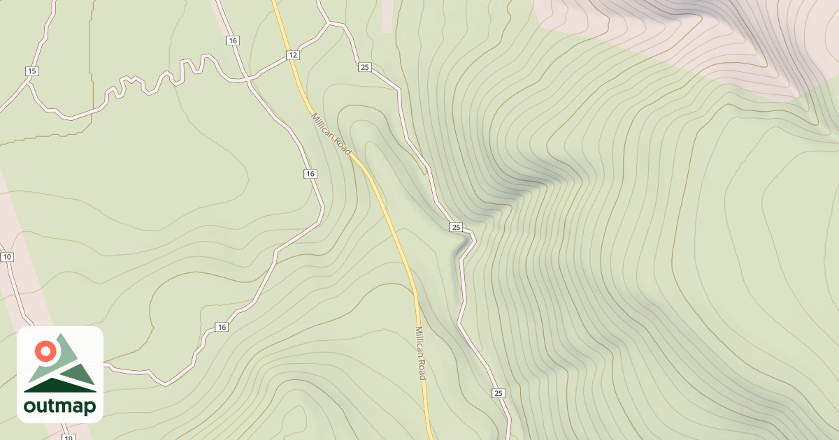 Map of North Millican Tr 25