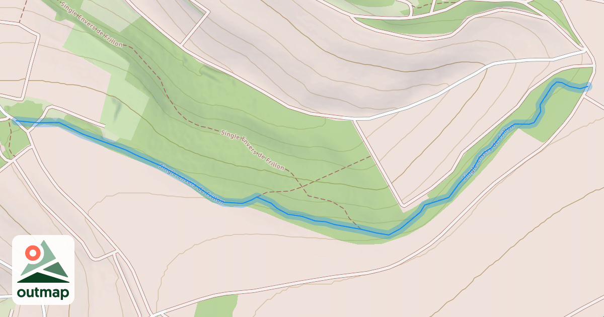 Map of Single Envers de Frillon
