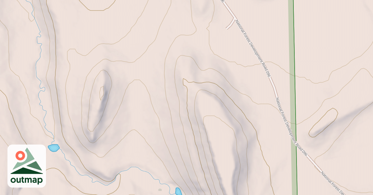 Map of BLACKRIDGE  CABIN SPUR A