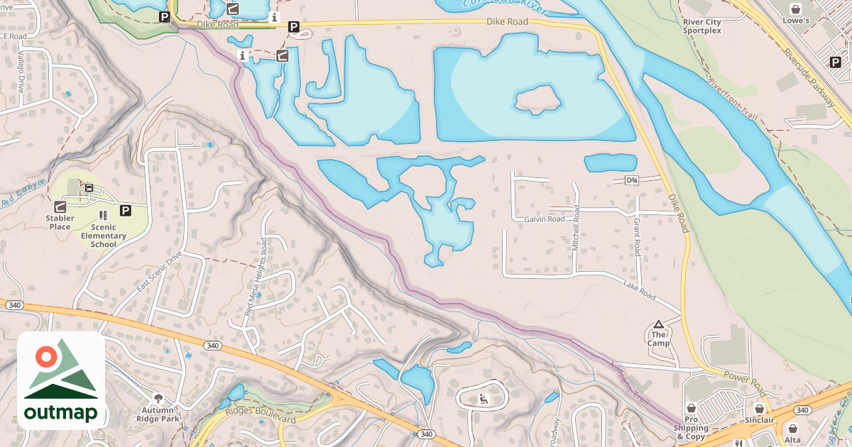Map of Audobon Trail