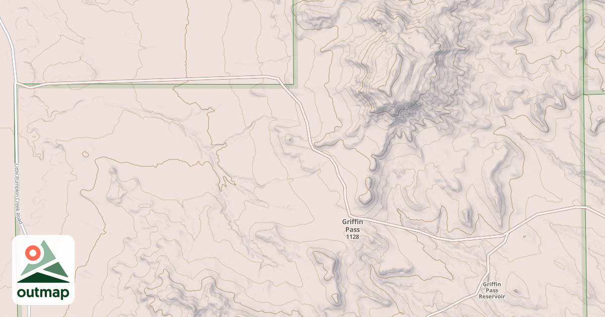 Map of GRIFFIN PASS