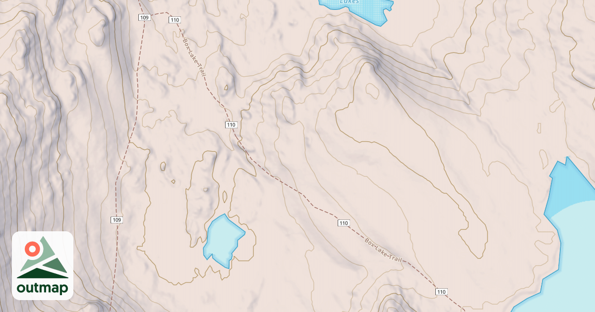 Map of BOX LAKE