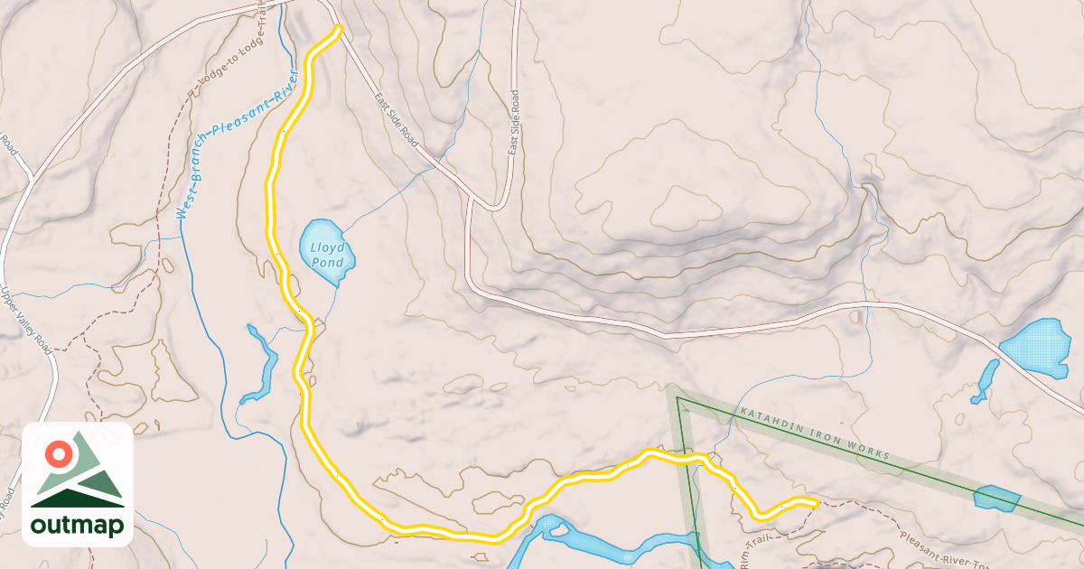 Map of Head of the Gulf Trail