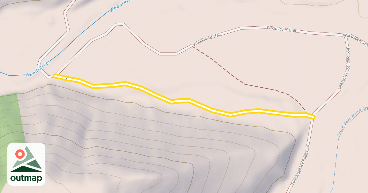 Map of Lodge Pole Trail