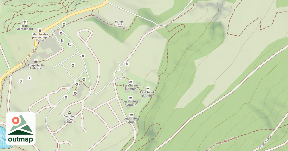 Map of Les Marmottons